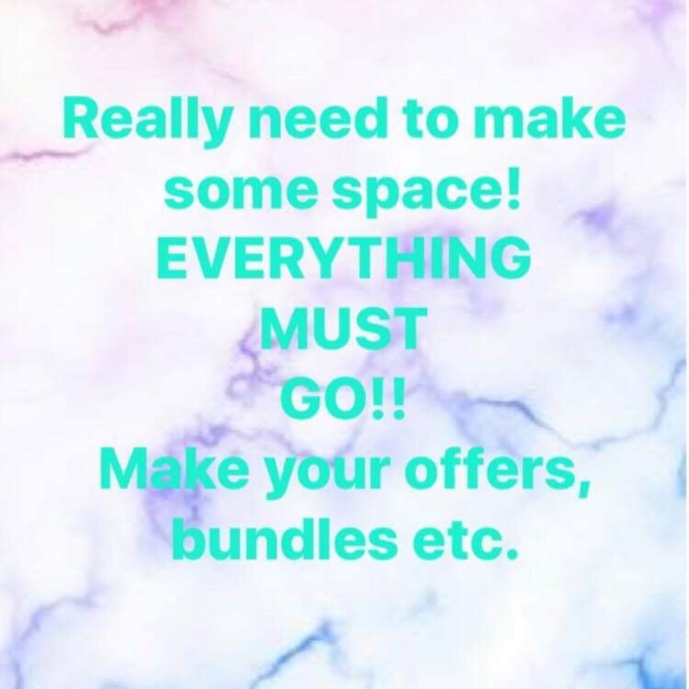 Everything must go!